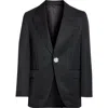 Simone Rocha Faux Pearl Daisy One-button Sport Coat In Black