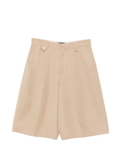 Simone Rocha Faux Pearl-detail Shorts In Neutral