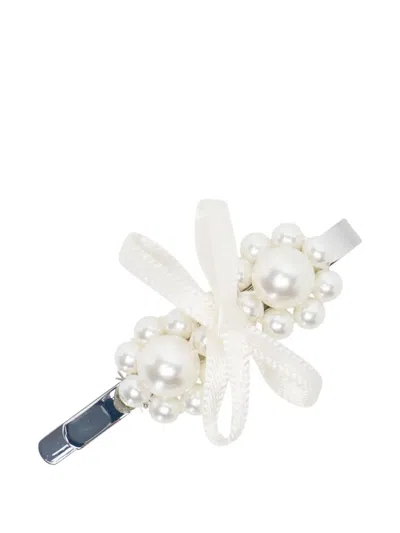Simone Rocha Faux-pearl Hair Pin In White