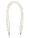 Simone Rocha Faux-pearl Shoulder Strap In White