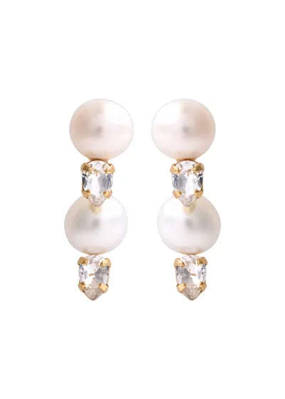 Simone Rocha Faux Pearl Stud Earrings