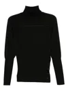 Simone Rocha Fitted High-neck Top In Black