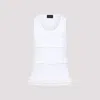 Simone Rocha Ruffle Frill Tank Top In White