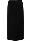 Simone Rocha Flap-detail Midi Skirt In Black