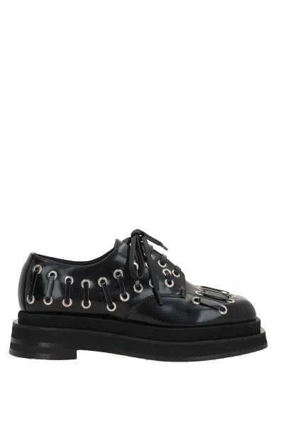 Simone Rocha Flats In Black