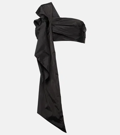 Simone Rocha Black Pressed Rose Blouse