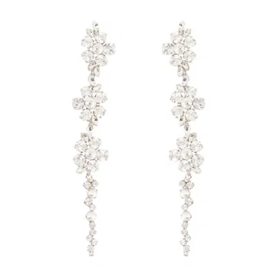 Simone Rocha Floral Earrings In White