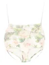 Simone Rocha Floral-print Brief In Multi
