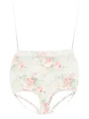 Simone Rocha Floral-print Brief In Multi