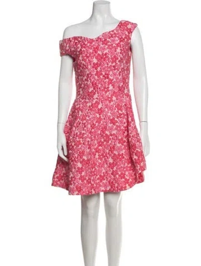 Pre-owned Simone Rocha Floral Print Mini Dress In Pink