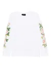 Simone Rocha Long Sleeve T-shirt In White