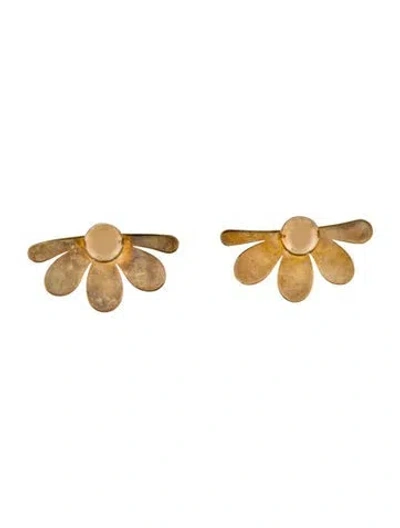 Pre-owned Simone Rocha Floral Stud Earrings In Multicolor