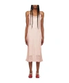 Simone Rocha Floral Suspender Dress In Pink