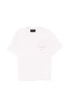 Simone Rocha Fitted Pressed Rosette T-shirt In Pink
