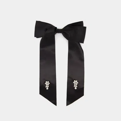 Simone Rocha Flower Bow Hair Clip -  - Polyester - Black