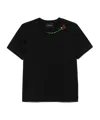 Simone Rocha Crystal Rose Embellished Boyfrined T-shirt In Black