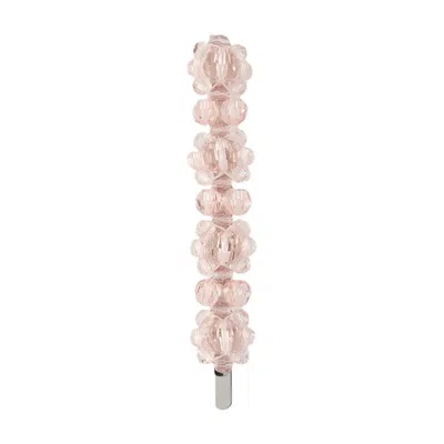 Simone Rocha Flower Hair Clip -  - Brass - Pink In Neutral