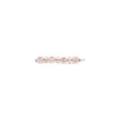 Simone Rocha Flower Hair Clip In Pink