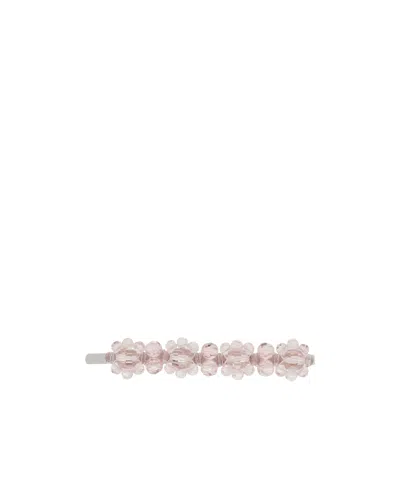 Simone Rocha Flower Hairpin In Pink