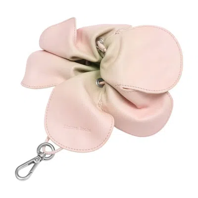 Simone Rocha Flower Purse Charm In Pink