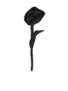 Simone Rocha Flower Rose Brooch In Black