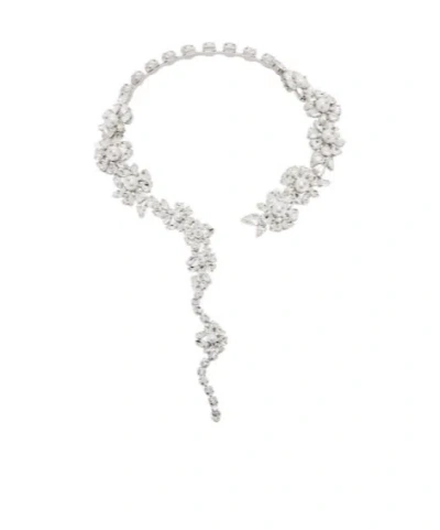 Simone Rocha Fragment Heartbloom Necklace In Green