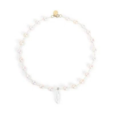 Simone Rocha Freshwater And Faux Pearl Necklace