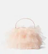 Simone Rocha Schultertasche Frilly Tutu Mini Aus Canvas In Beige