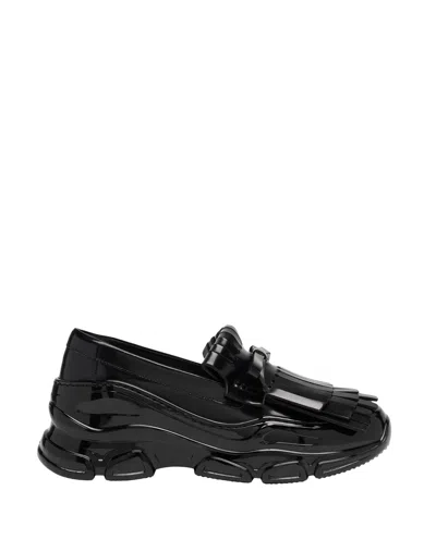 Simone Rocha Fringe Tracker Loafer In Black