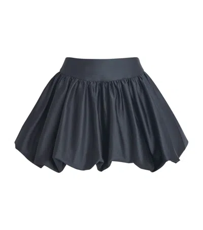 Simone Rocha Gathered Bubble Mini Skirt In Black