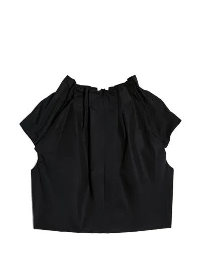 Simone Rocha Gathered-design Top In Black
