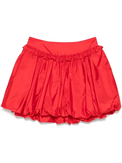 SIMONE ROCHA GATHERED-DETAIL MINI SKIRT