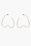 Simone Rocha Golden Effect Metal Heart-shaped Earrings