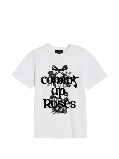 Simone Rocha Graphic-print T-shirt In Black