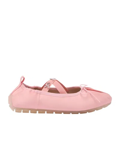 Simone Rocha Grip Ballerina Shoes In Pink