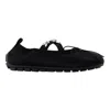 Simone Rocha Grip Ballerinas -  - Satin - Black In Black