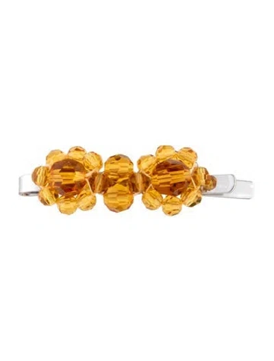 Pre-owned Simone Rocha Hair Clip In Yellow