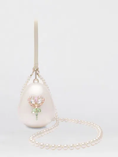 Simone Rocha Micro Bag Egg Crossbody In Neutral