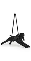 Simone Rocha Hare Crossbody Bag Black/clear In Multi