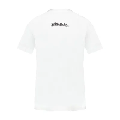 Simone Rocha Hare Illustration T Shirt In White