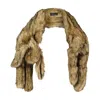 Simone Rocha Hare Fur Scarf In Brown