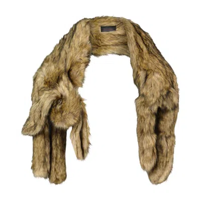Simone Rocha Hare Scarf In Brown