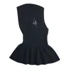 Simone Rocha Crystal-embellished Balaclava In Black
