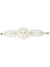 Simone Rocha Pearl Embellished Hair Clip In Pearl