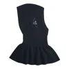 Simone Rocha Crystal-embellished Balaclava In Black