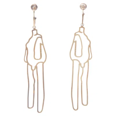 Simone Rocha Hauser Wirth Gold Earrings