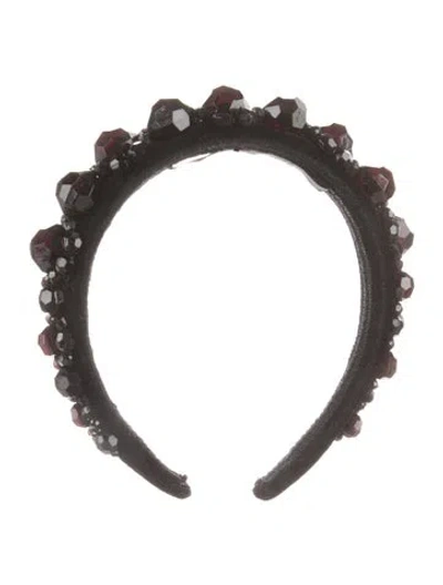 Pre-owned Simone Rocha Headband In Black