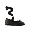 Simone Rocha Heart Toe Ballerinas - Leather - Black