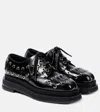 Simone Rocha Woman Lace-up Shoes Black Size 6 Leather In Black