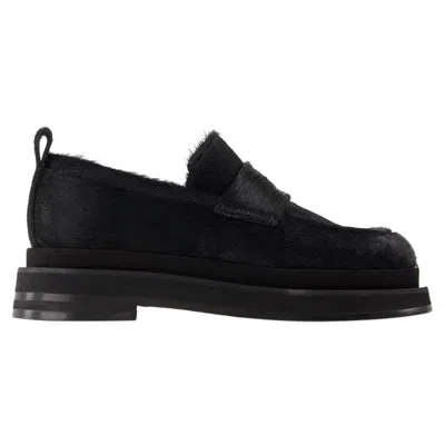 SIMONE ROCHA HEART TOE LOAFERS - SIMONE ROCHA - LEATHER - BLACK